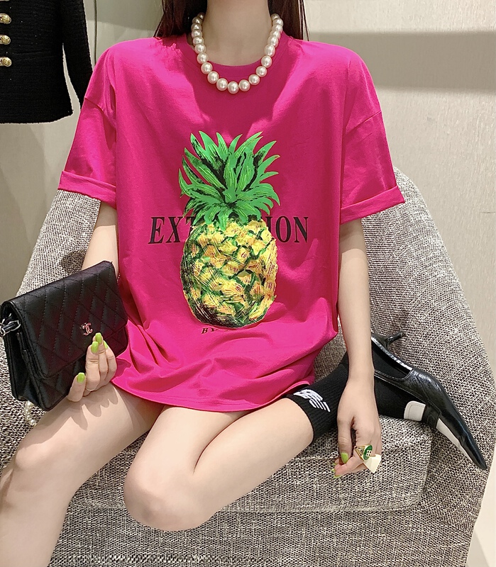New in early summer! [our] Korean fashion pattern short sleeve T-shirt 8967# LSW