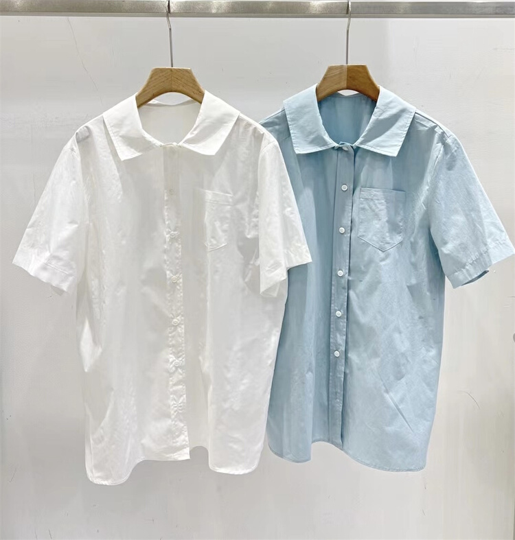 New in early summer! [td] loose solid versatile shirt c005883# XJ