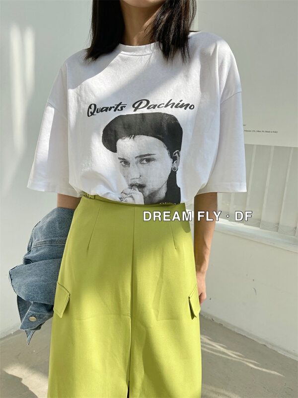New year in early spring! [dream fly] portrait Pullover short sleeve T-shirt 61018# XJ