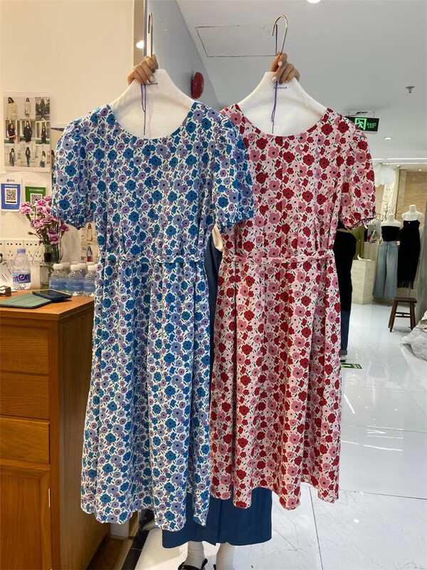 [beauty woman] floral gentle and elegant dress wq053# CLS
