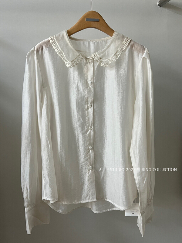 New year in early spring! [AF] Korean patchwork collar versatile shirt 6193# XYY