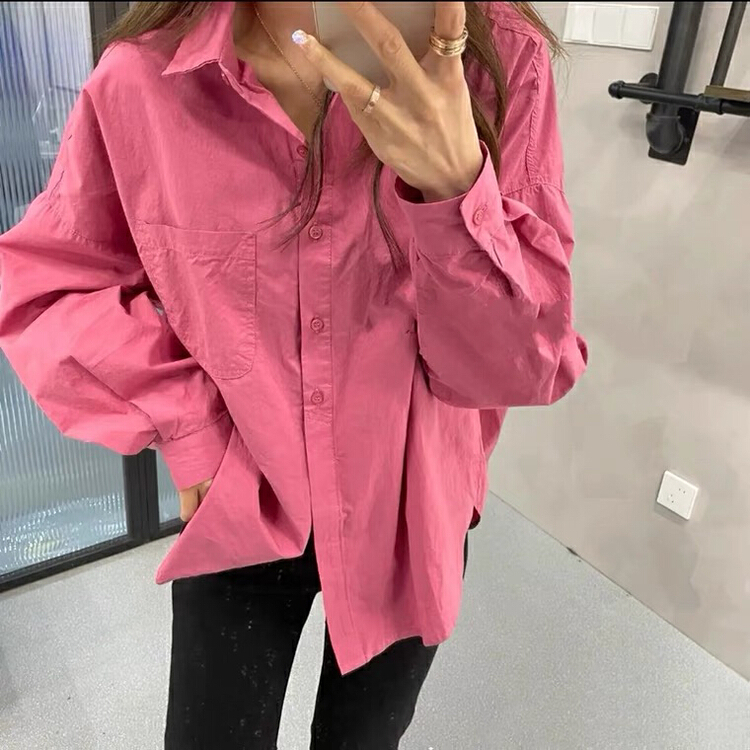 New year in early spring! [L.L studio] Korean loose and versatile shirt 7109# PCZ