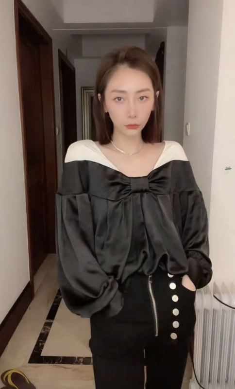 [dodo] Korean color matching pullover shirt 0288# zyh