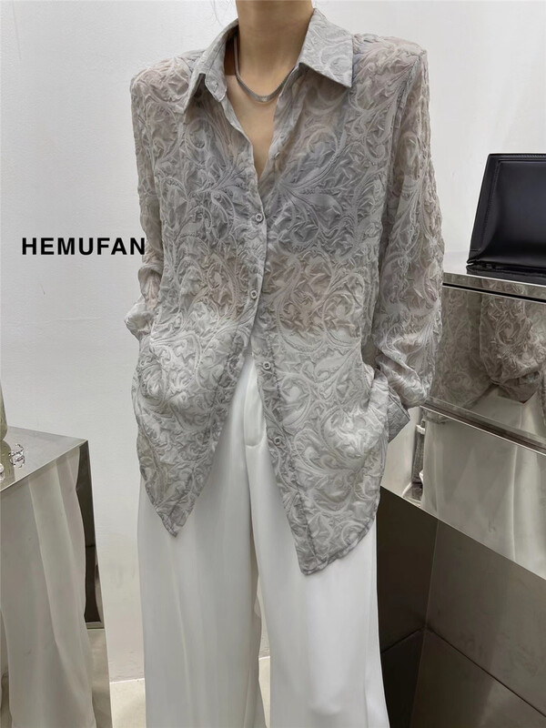 [hemufan hemufan] Korean style comfortable shirt 3575# L