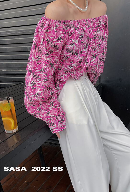 [Sasa] one neck fashion Korean style small shirt (only small shirt) 686# ll
