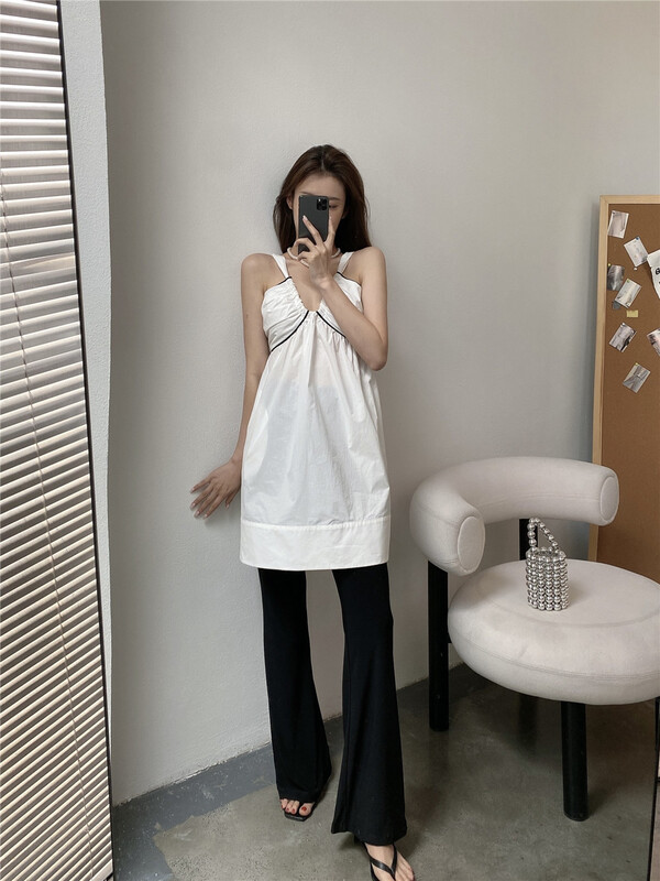 [modern 197] sleeveless Pullover dress 5608# GYJ