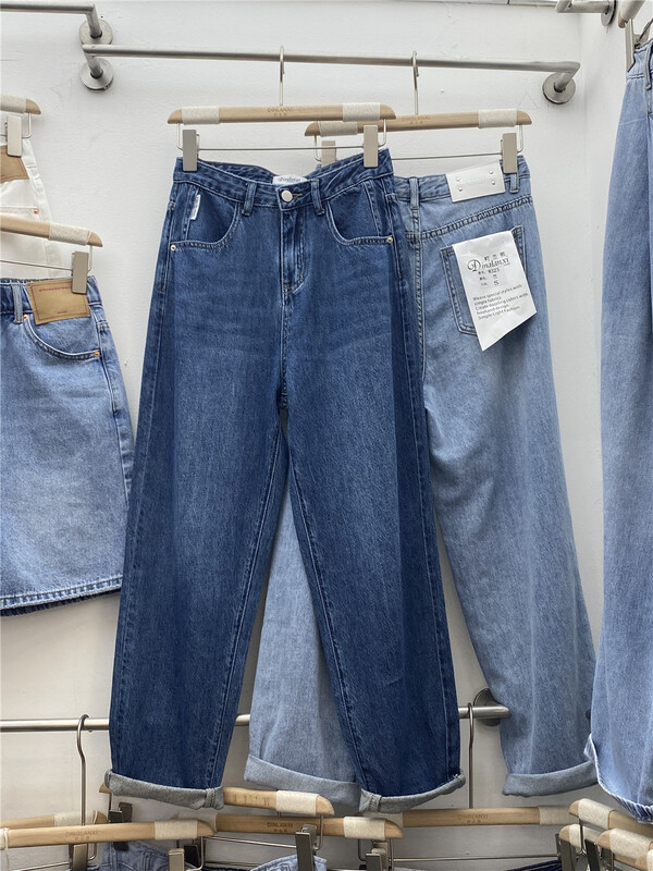 [Machi Lanxi] casual and versatile Korean jeans 8323-1# lwy
