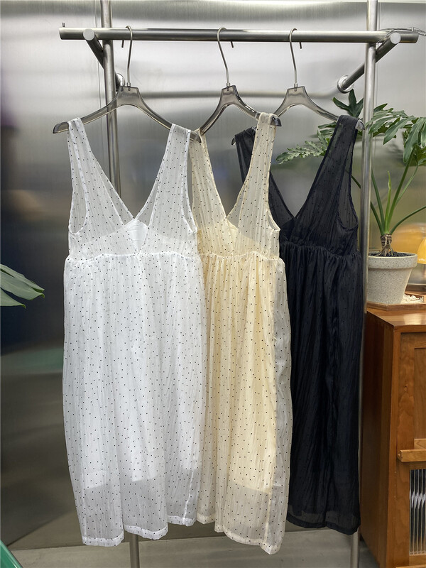 [grass tree Hemu] Korean wave point comfortable dress 12850# XYY
