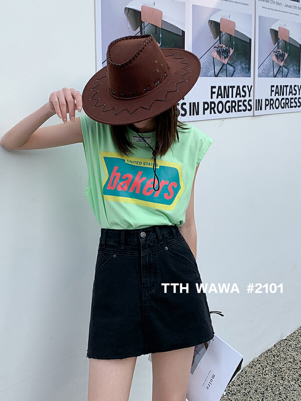原價98.99! 【WAWA】韓版休閒百搭顯瘦裙褲  02101#  OZQ