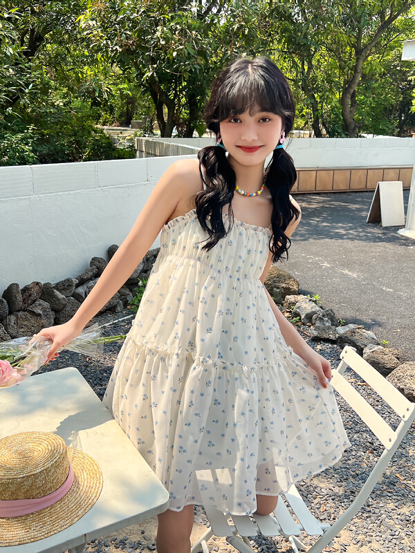 [rong'er family] small fresh suspender loose dress 51999# hjy