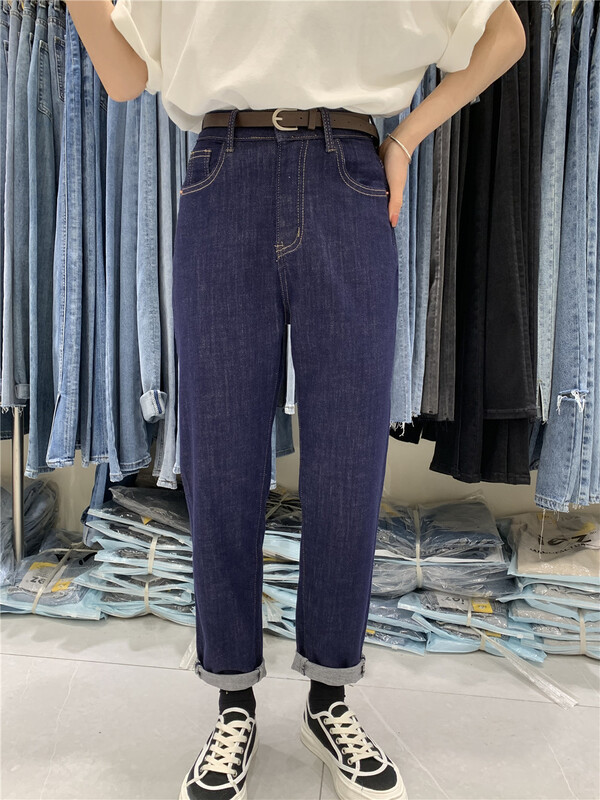 [IEZ] simple retro and versatile jeans (without belt) ys1-76035# zyh