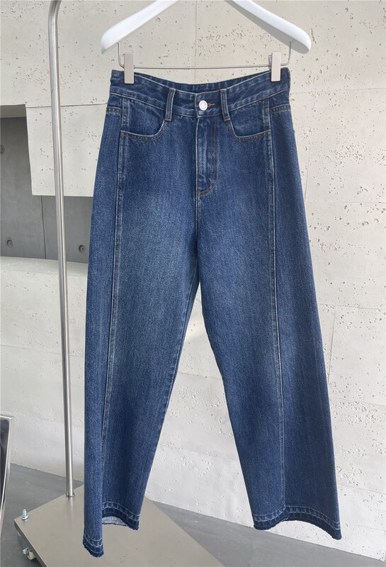 goods in stock! New in early summer! [Wuzhi] high waist versatile wide leg jeans 77372# XJ
