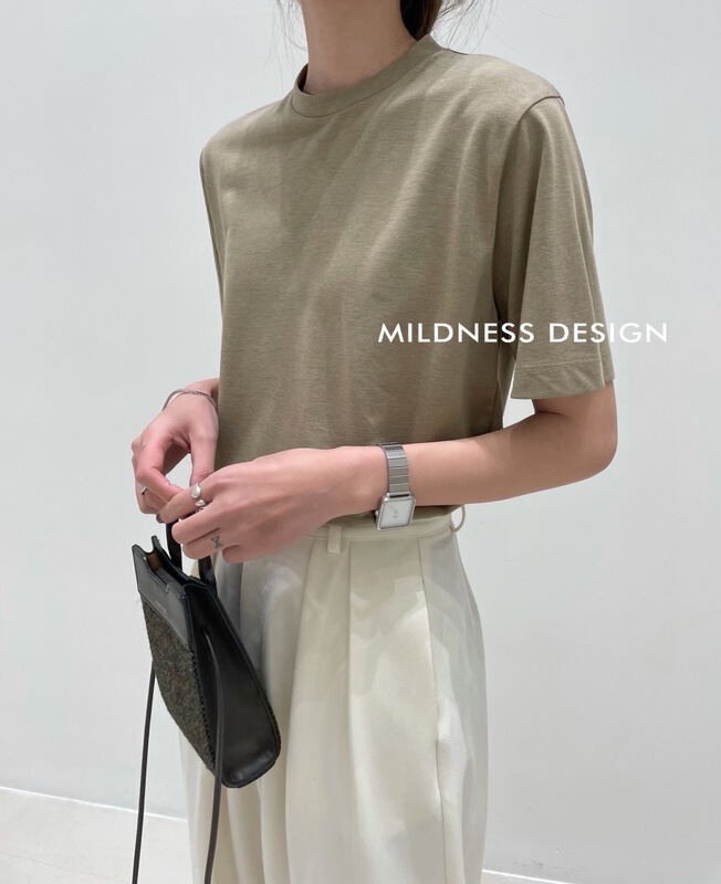 King of strength fried file mouth main push version! [mildness] Korean comfortable round neck short sleeve T-shirt zy191# ZSY