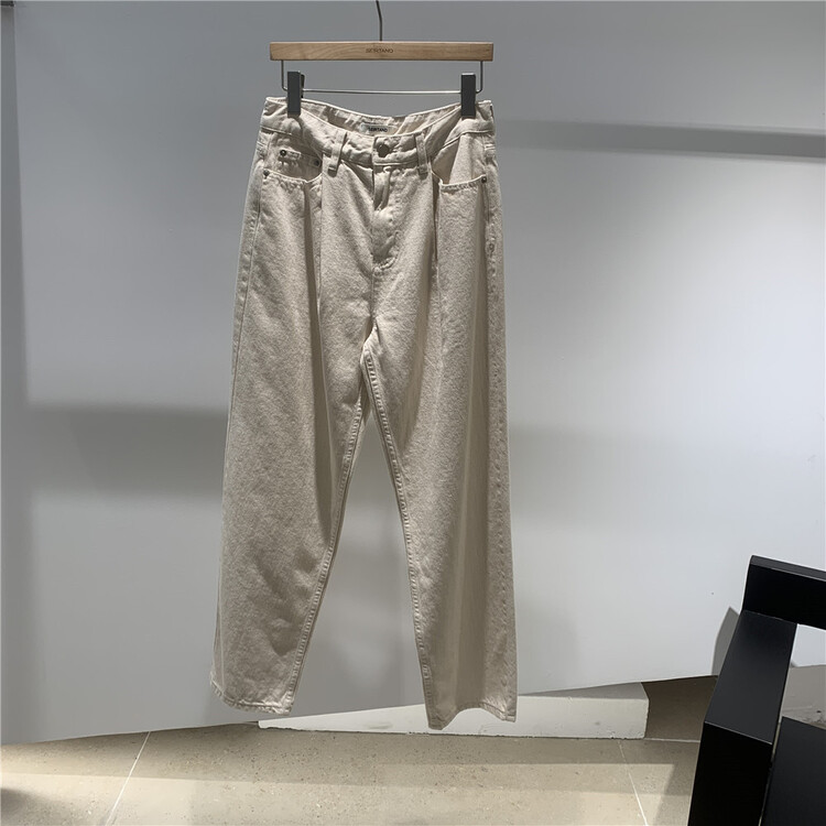 New year in early spring! [seirtand] comfortable and versatile single button jeans s22012# ZZL