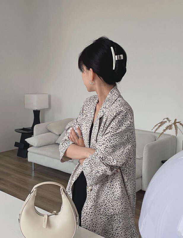[soul] Korean comfortable leopard suit at18113212w# CLS