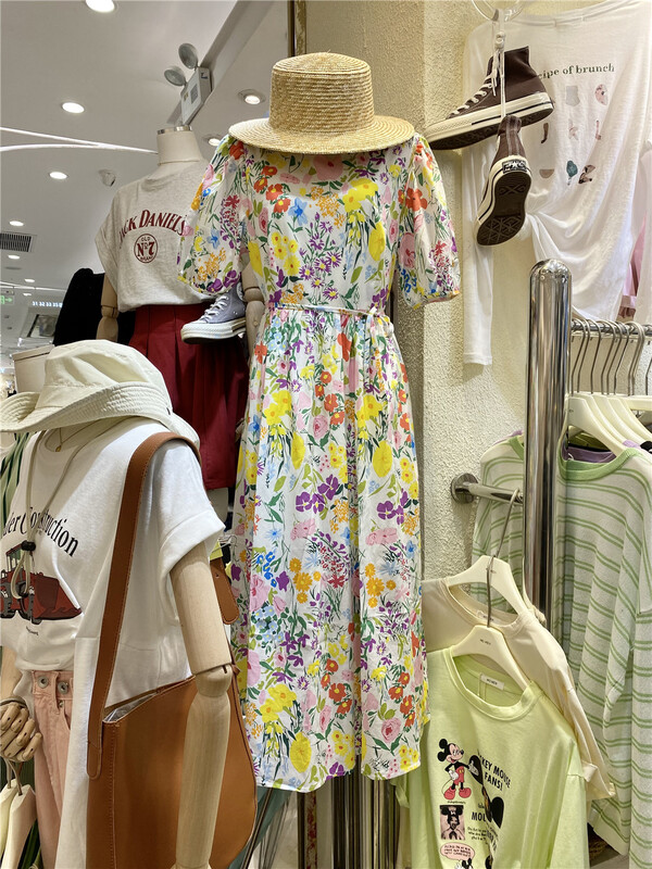 [Wo / men] flower temperament versatile dress 2879# zxl