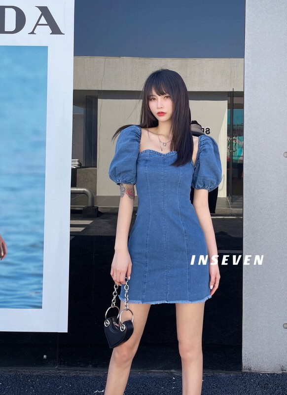 New in early summer! [inseven] French sweet spicy fried Street chic design dress 26315# ozq