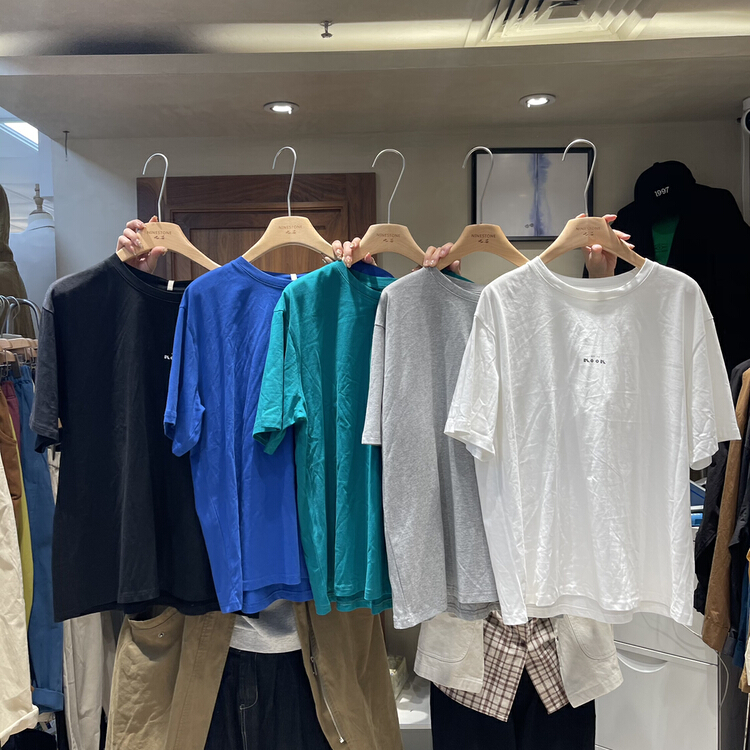 [fabric] fashionable, loose and versatile short sleeve T-shirt 591997# XYY