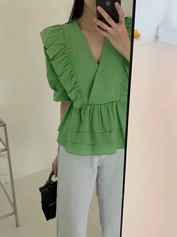 [Duomi] versatile sweet blouse 3017# zxl