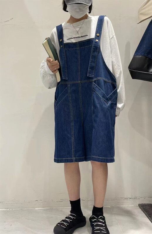 [original by hnhl] fashionable Korean classic suspender pants (pants only) 21817x# L