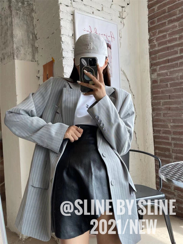 Original price 224.77! [sline by sline] personalized cut loose long sleeved suit ys2-6002# zxl