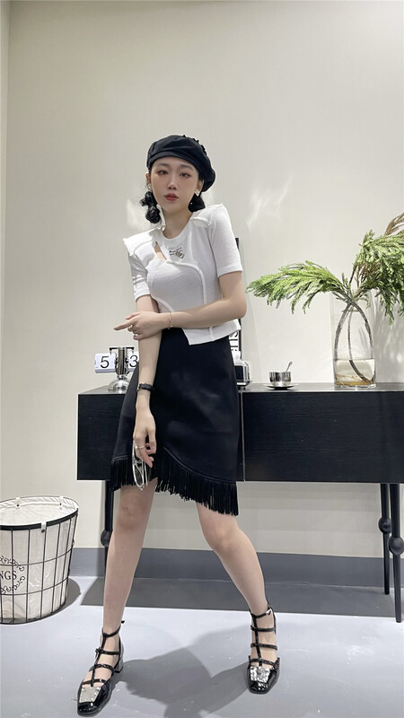 [sk-11] fringe fashion skirt 3118# XYJ