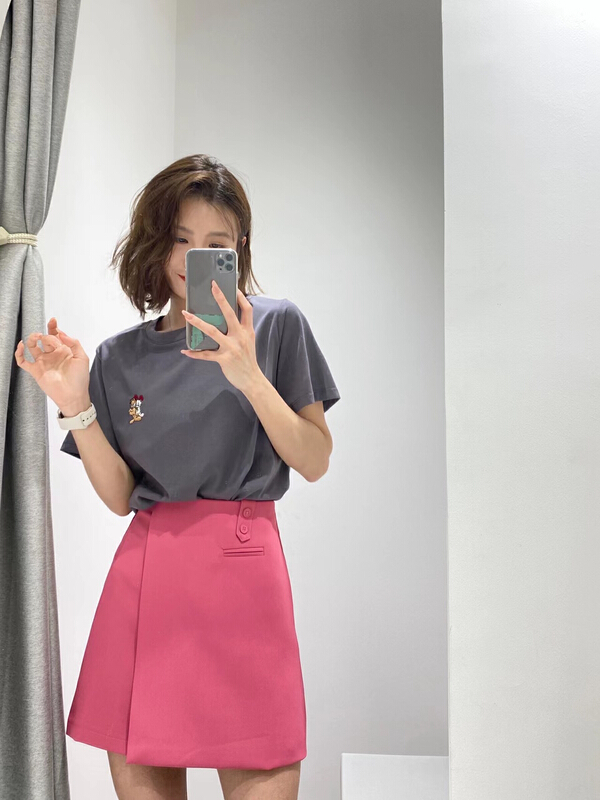 [rich Papa] niche design round neck embroidered short sleeve T-shirt t220# zxx