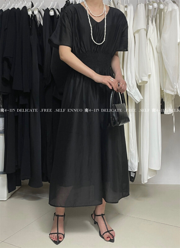 [ennuo] waist closing lady dress 1365# L