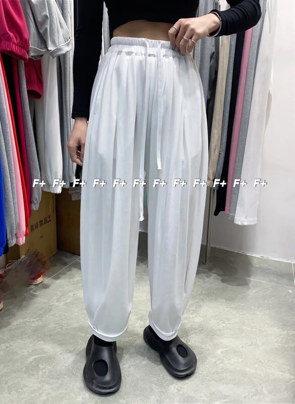 New in early summer! 【F】 Korean simple and versatile elastic waist casual pants 1303# HBx