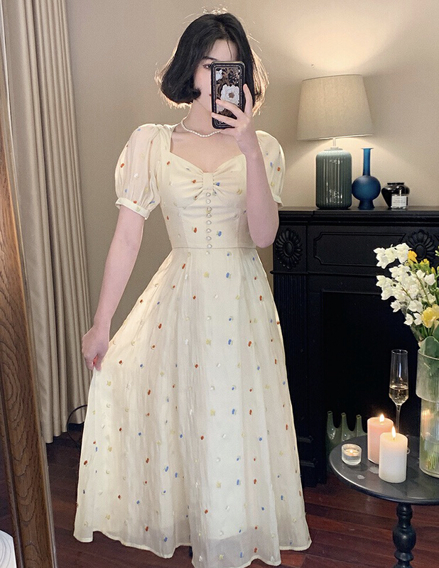 [w design] new French slim dress 17131# WPL