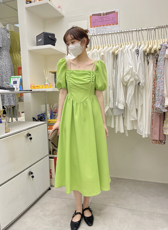 New in early summer! [uone] thin and gentle dress 98513# LSL