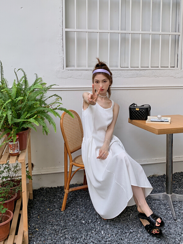 New in early summer! [herb] fashionable and comfortable medium length dress s22201110# lwy