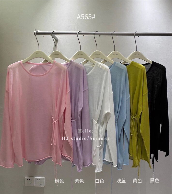 New in early summer! [h2-studio] Korean simple casual versatile sweater a565# HBx