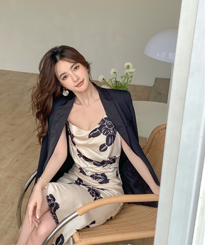 New in early summer! [Joyce stang] versatile and comfortable Satin suit 21179-1# JJ