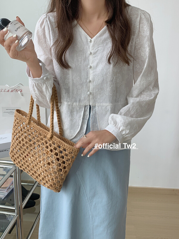 goods in stock! New year in early spring! [TW2] ins French Vintage shirt 15255# HBx