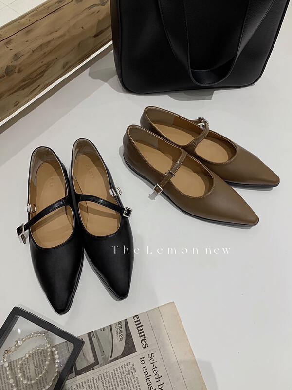 New year in early spring! [lemon green tea] niche Mary Jane low flat heel shoes tm-006# hjy