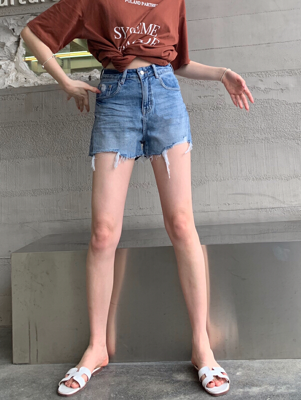 Original price 91.99! [1980] Korean slim fit and versatile A-line jeans 62268# zyh