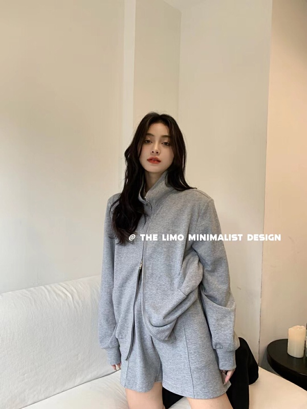 早春上新！【THE LIMO】韓版簡約拉鏈短外套  6608#  XYJ