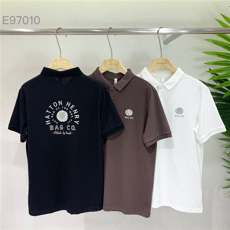 New year in early spring! [Yeji] foreign style, fashionable and versatile personalized embroidered polo shirt e97010# ZZL