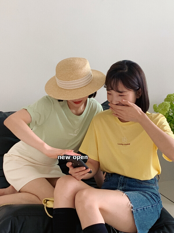 [new open] Vintage embroidered short sleeve T-shirt gy22162# zxl