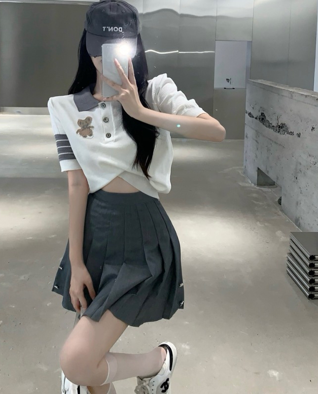 初夏上新！【潘】學院風顯瘦百搭針織衫  00394#  PCZ