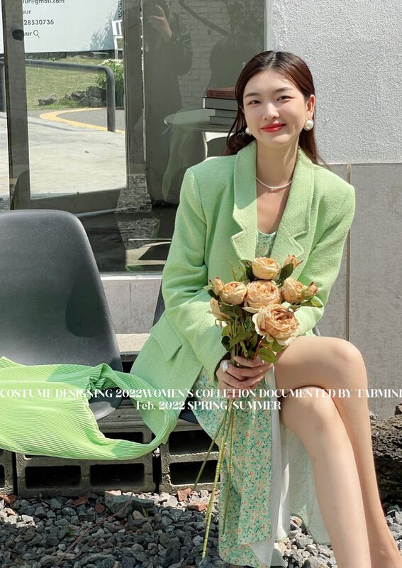 [tabmini] Korean style small fragrance style suit c19521# WPL