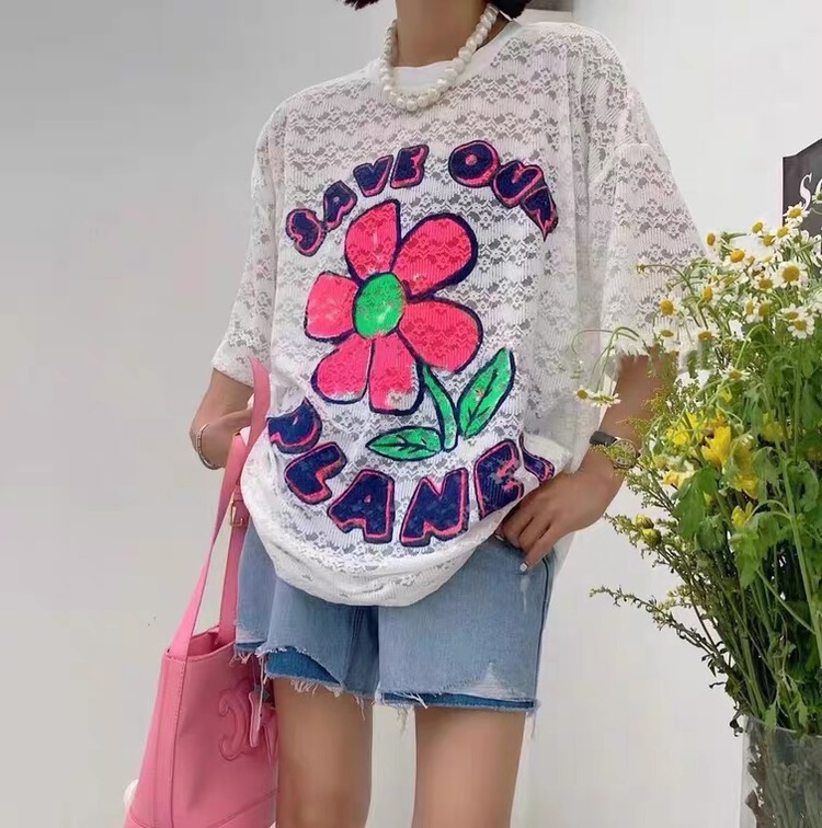 [Haimi] Korean lace fashion sunscreen shirt 1867# WTT