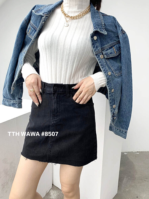 Original price: 84.90! [Wawa] fashionable Korean versatile skirt 08507# CJJ