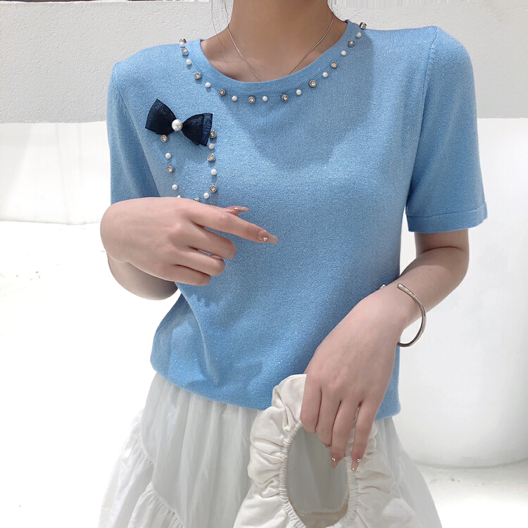 New in early summer! [S.J] fashionable and chic T-shirt ys6803# LSW