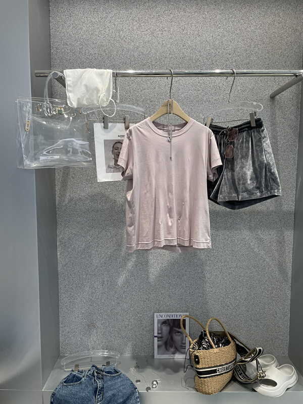 New in early summer! [bobo1972] slim and versatile solid short sleeve T-shirt al226290# ozq