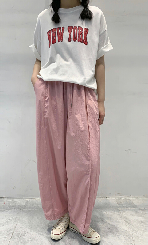 New in early summer! [vengo] Japanese loose and simple casual pants ys2-9908# XJ