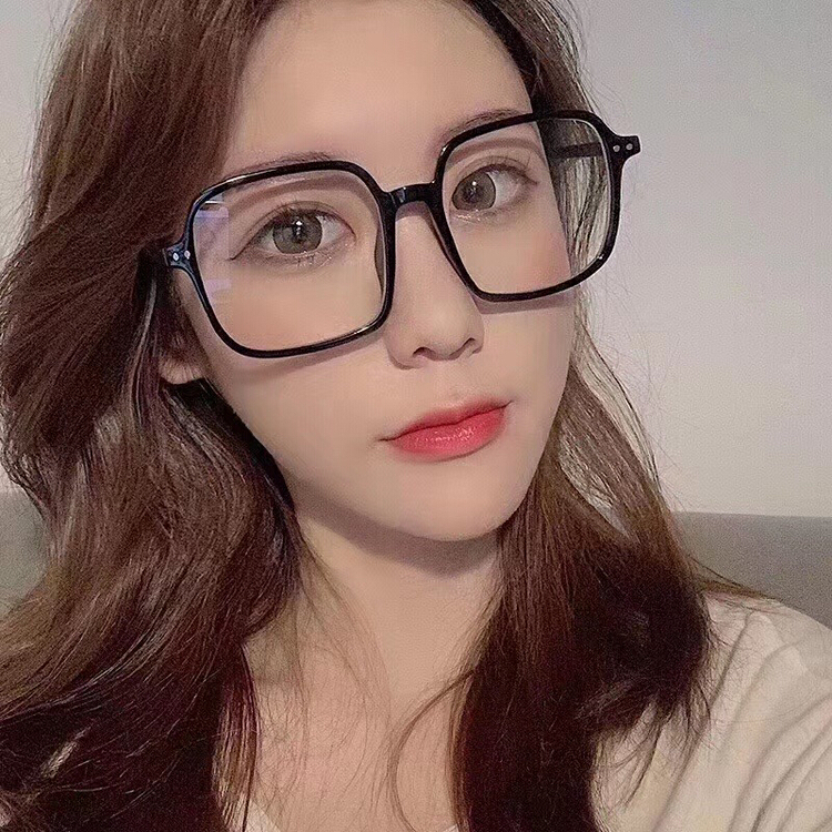 goods in stock! [fiber color scarf glasses] trendy blue light proof versatile Sunglasses (with box) 33411# LSL