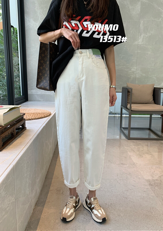 Early spring! [suxinlan] label design, personalized slim jeans 13513# LSL
