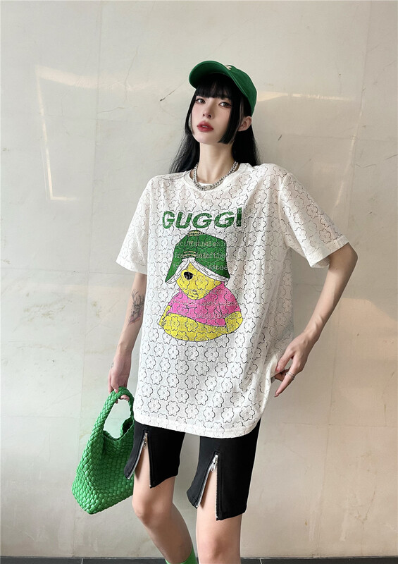 [3 + 2] Korean Sequin design loose short sleeve T-shirt 3252# WPL